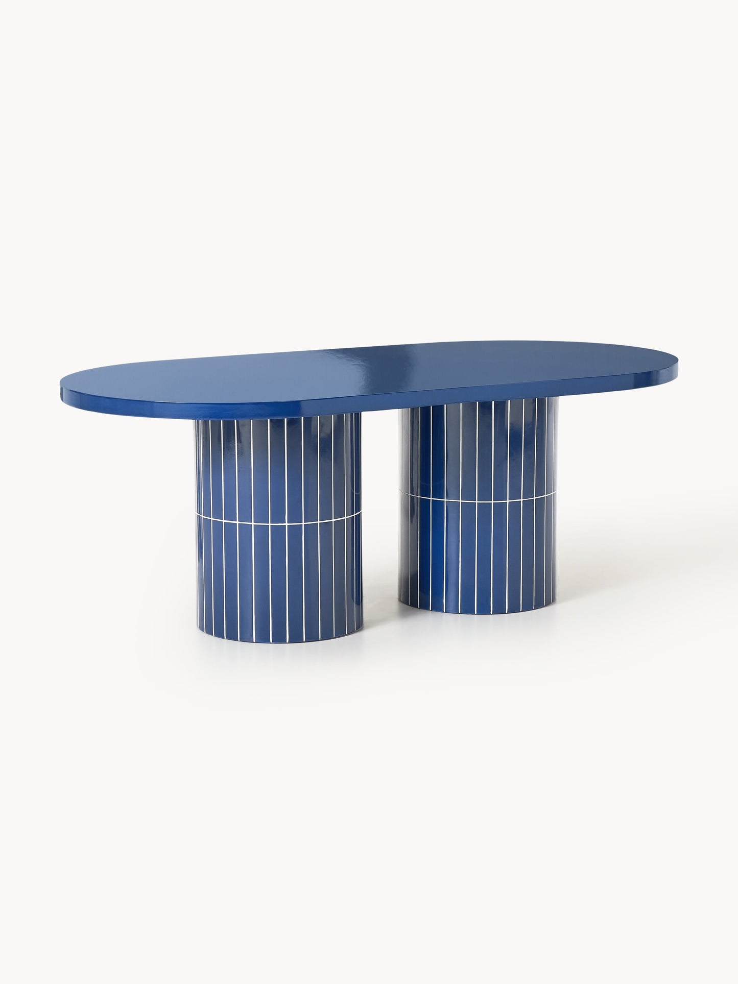 Lux Saya Oval Garden Dining Table, Measuring 200 x 100 cm
