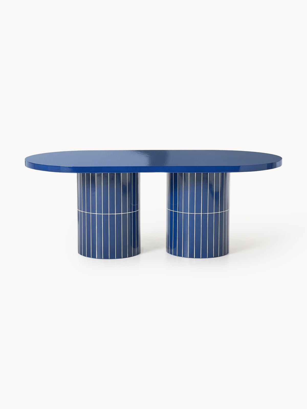 Lux Saya Oval Garden Dining Table, Measuring 200 x 100 cm