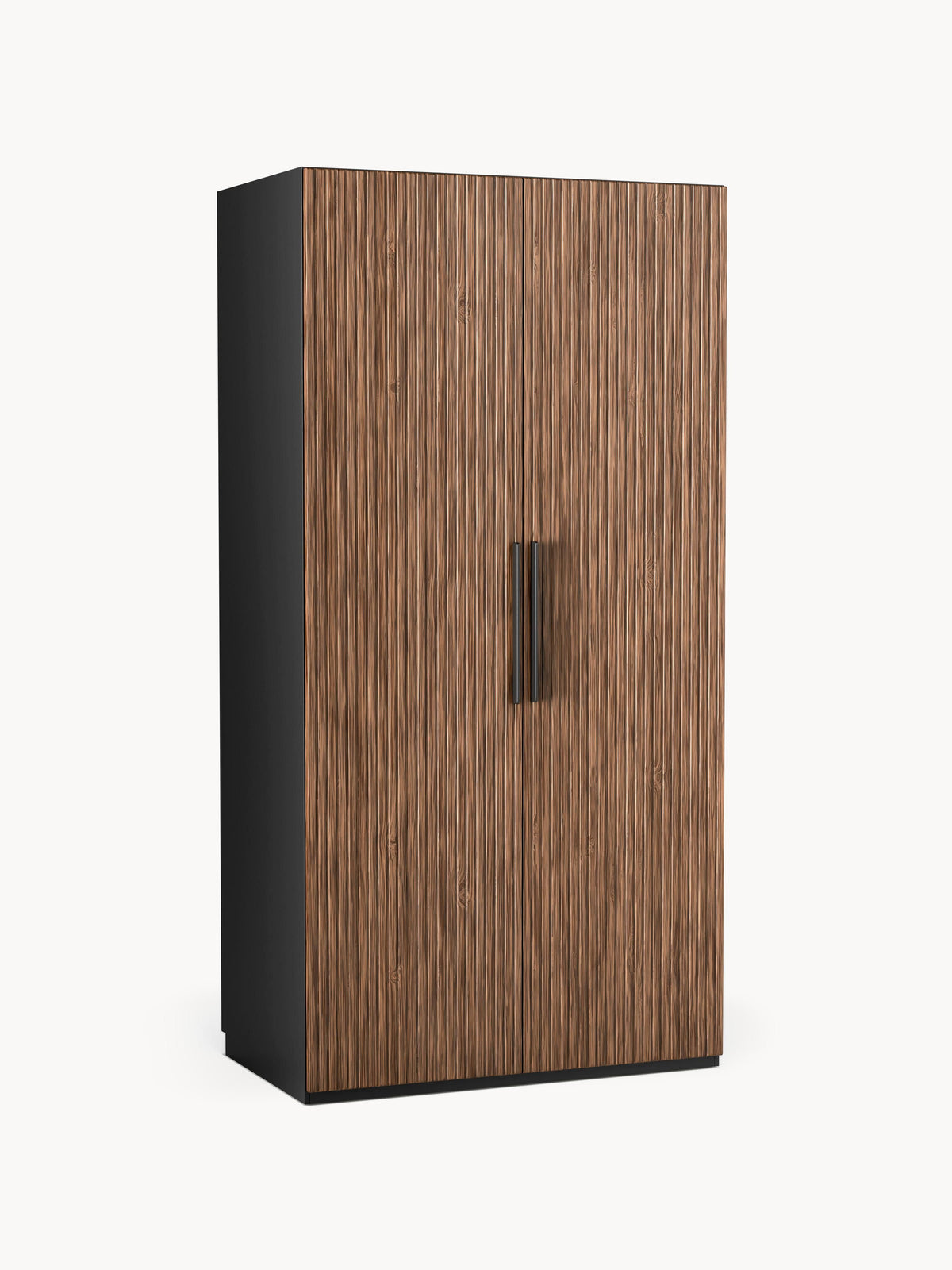 Lux Simone Modular Hinged-Door Wardrobe in Various Sizes, 100 cm Wide