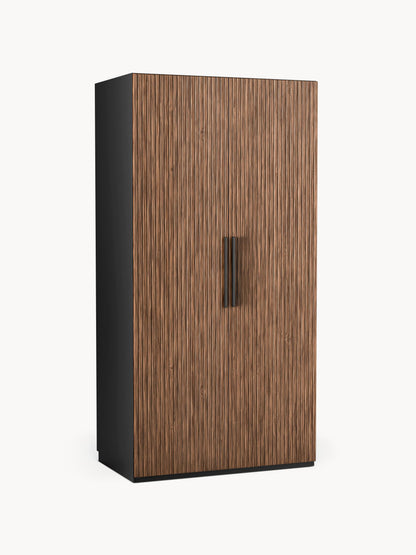 Lux Simone Modular Hinged-Door Wardrobe in Various Sizes, 100 cm Wide