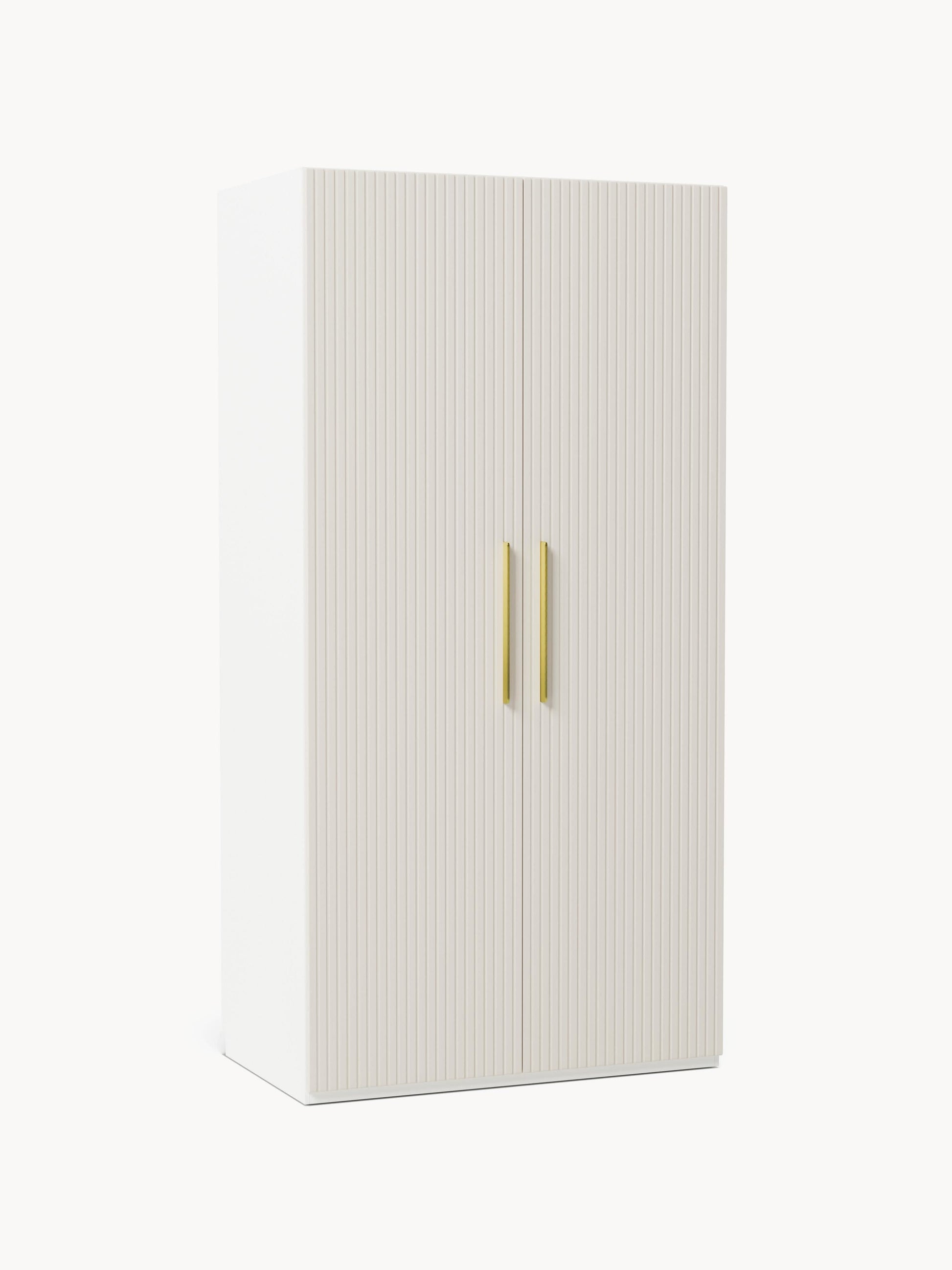 Lux Simone Modular Hinged-Door Wardrobe in Various Sizes, 100 cm Wide