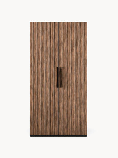 Lux Simone Modular Hinged-Door Wardrobe in Various Sizes, 100 cm Wide