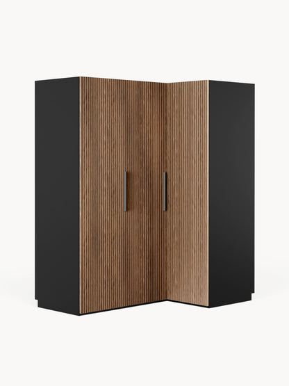 Lux Simone Modular Wardrobe for Corners, in Various Sizes, 165 cm Wide