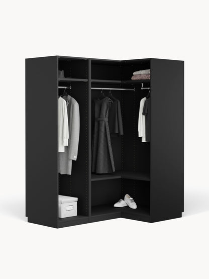 Lux Simone Modular Wardrobe for Corners, in Various Sizes, 165 cm Wide