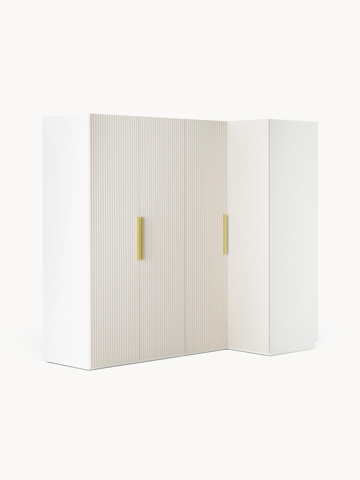 Lux Simone Modular Wardrobe for Corners, in Various Sizes, 215 cm Wide