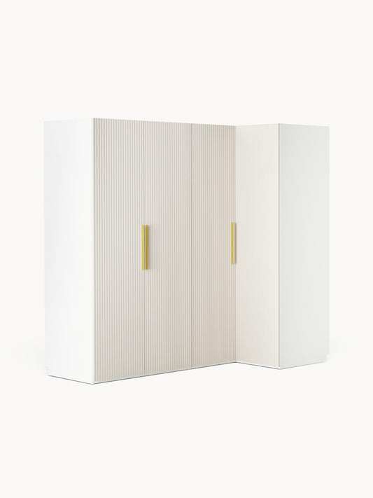 Lux Simone Modular Wardrobe for Corners, in Various Sizes, 215 cm Wide