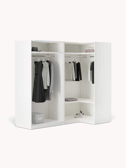 Lux Simone Modular Wardrobe for Corners, in Various Sizes, 215 cm Wide