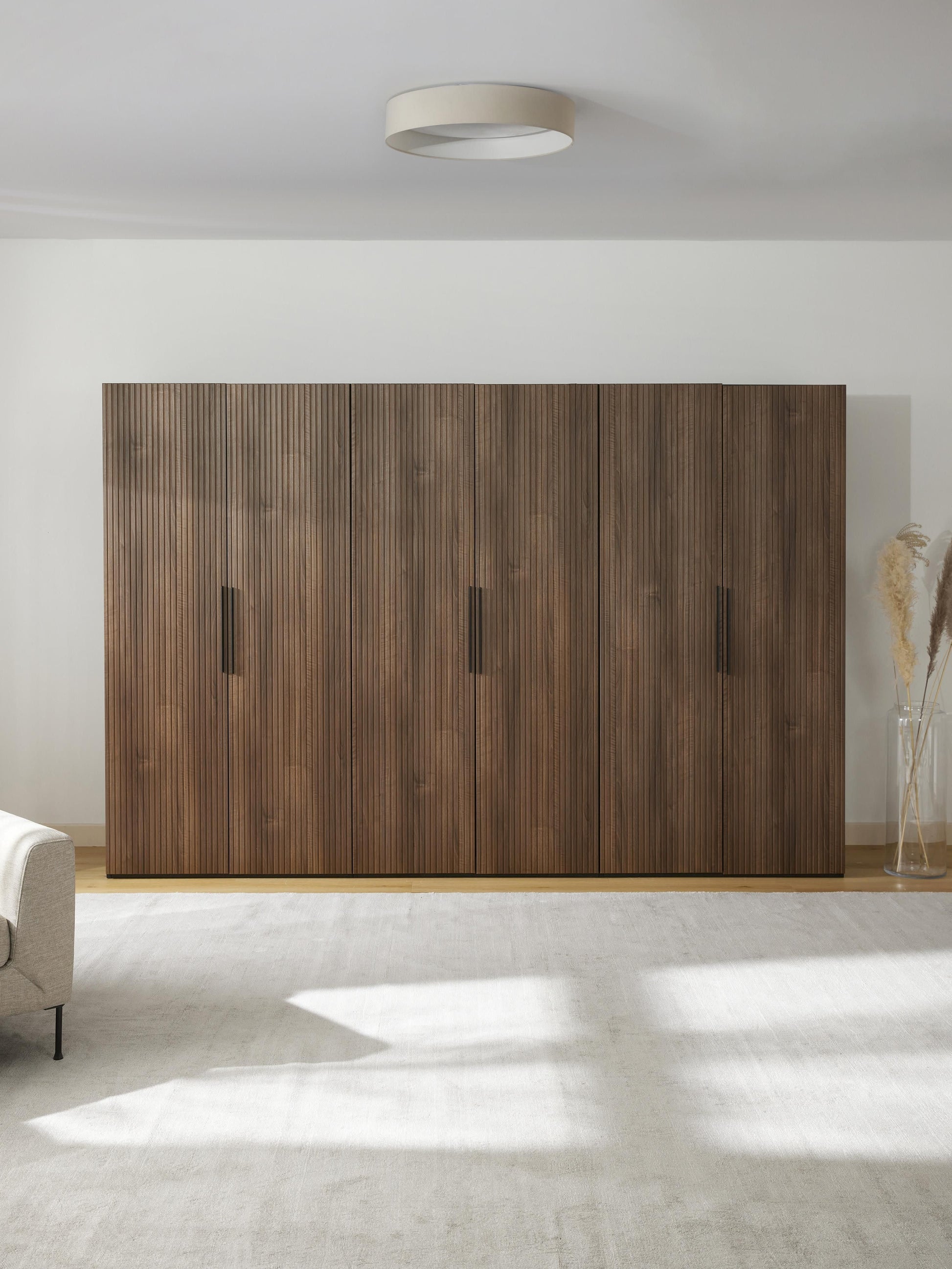 Lux Simone Modular Wardrobe with Hinged Doors, in Various Sizes, 300 cm Wide