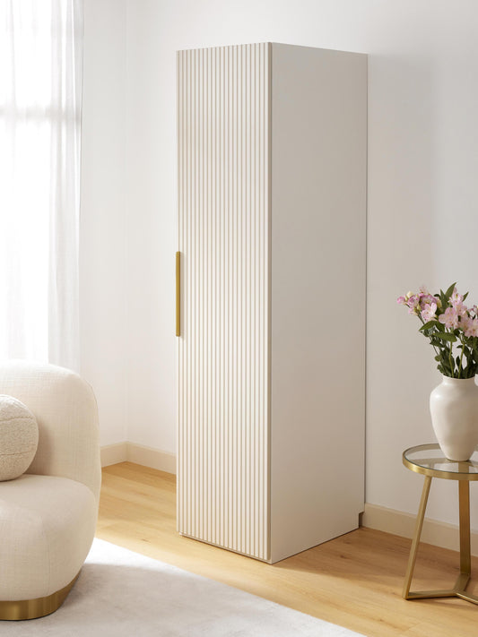 Lux Simone Modular Wardrobe with Hinged Doors, in Various Sizes, 50 cm Wide