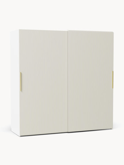 Lux Simone Modular Wardrobe with Sliding Doors, in Various Sizes, 200 cm Wide