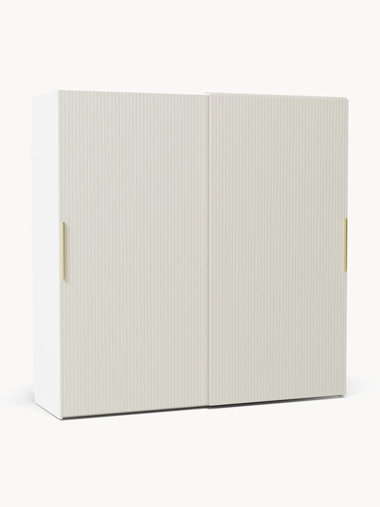 Lux Simone Modular Wardrobe with Sliding Doors, in Various Sizes, 200 cm Wide
