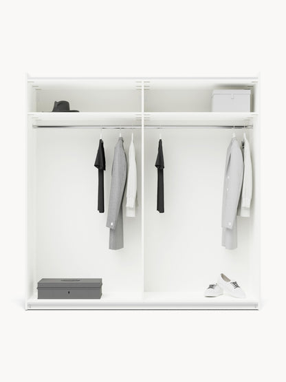 Lux Simone Modular Wardrobe with Sliding Doors, in Various Sizes, 200 cm Wide