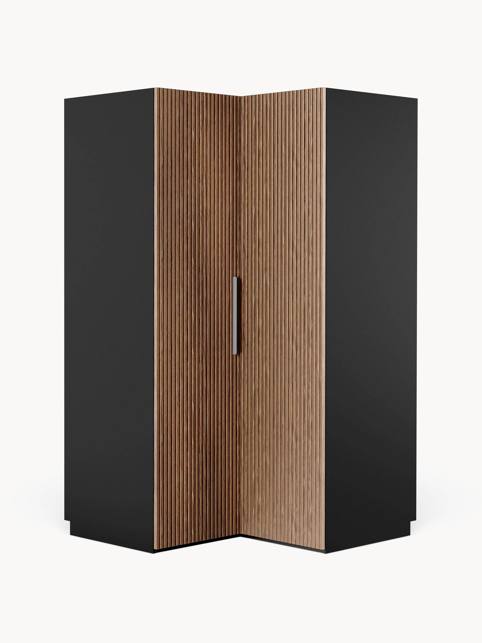 Lux Simone Wardrobe for Corners, Modular, 115 cm Wide