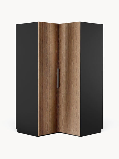 Lux Simone Wardrobe for Corners, Modular, 115 cm Wide