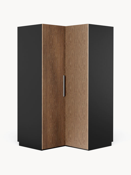 Lux Simone Wardrobe for Corners, Modular, 115 cm Wide