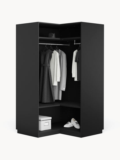 Lux Simone Wardrobe for Corners, Modular, 115 cm Wide