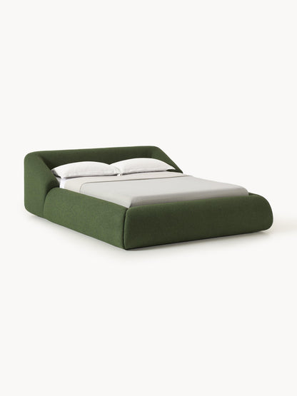 Lux Sofia Bouclé Bed, Upholstered