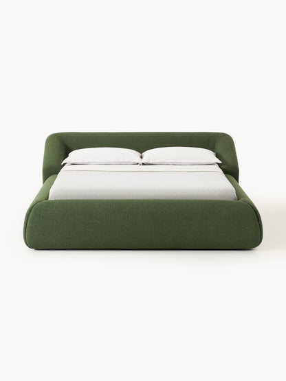 Lux Sofia Bouclé Bed, Upholstered