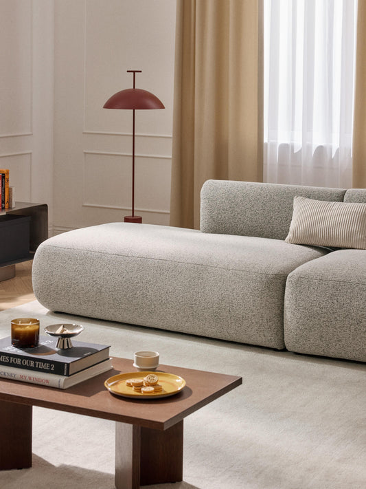 Lux Sofia Bouclé Chaise Unit