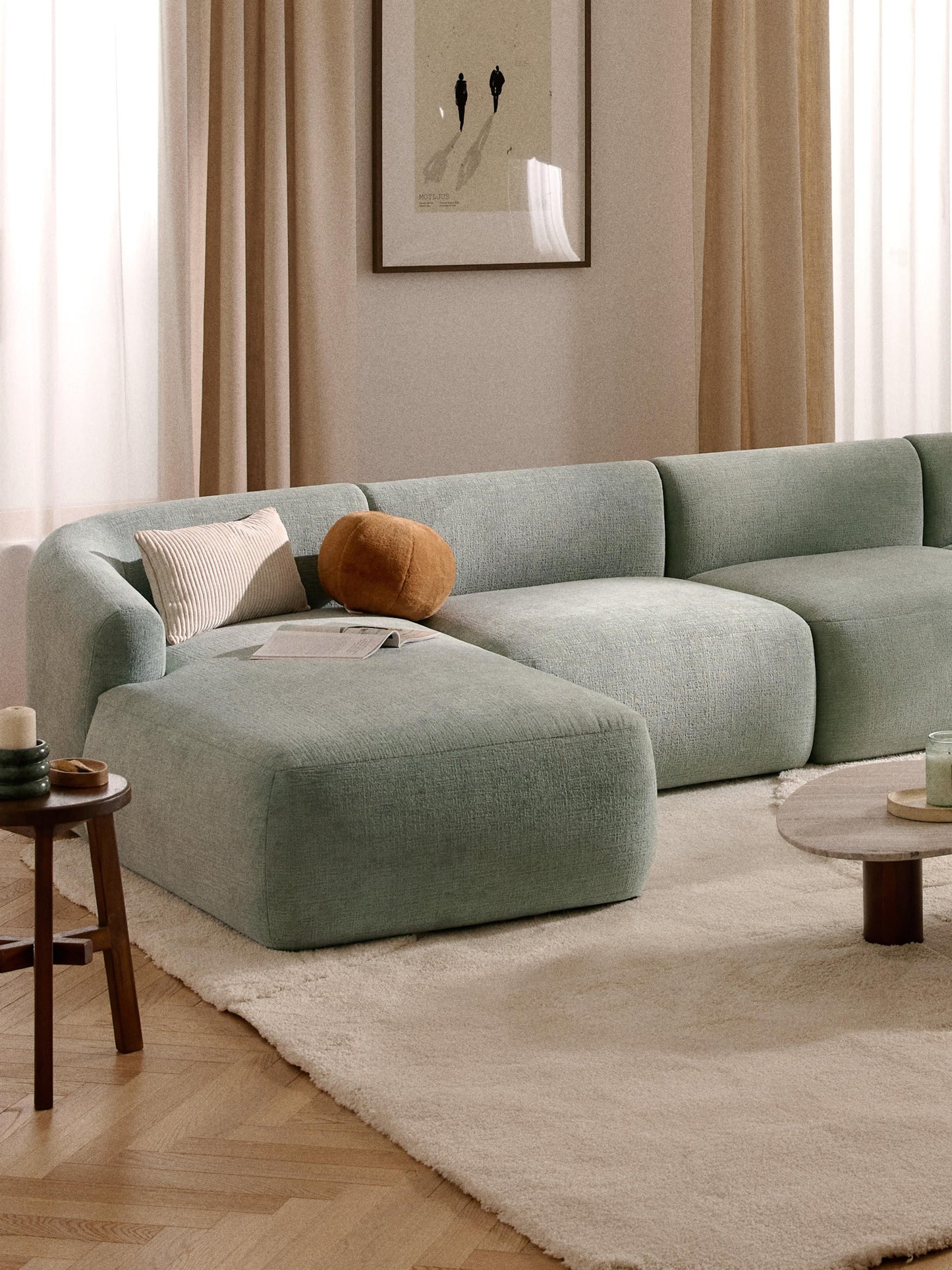 Lux Sofia Chaise Corner Unit