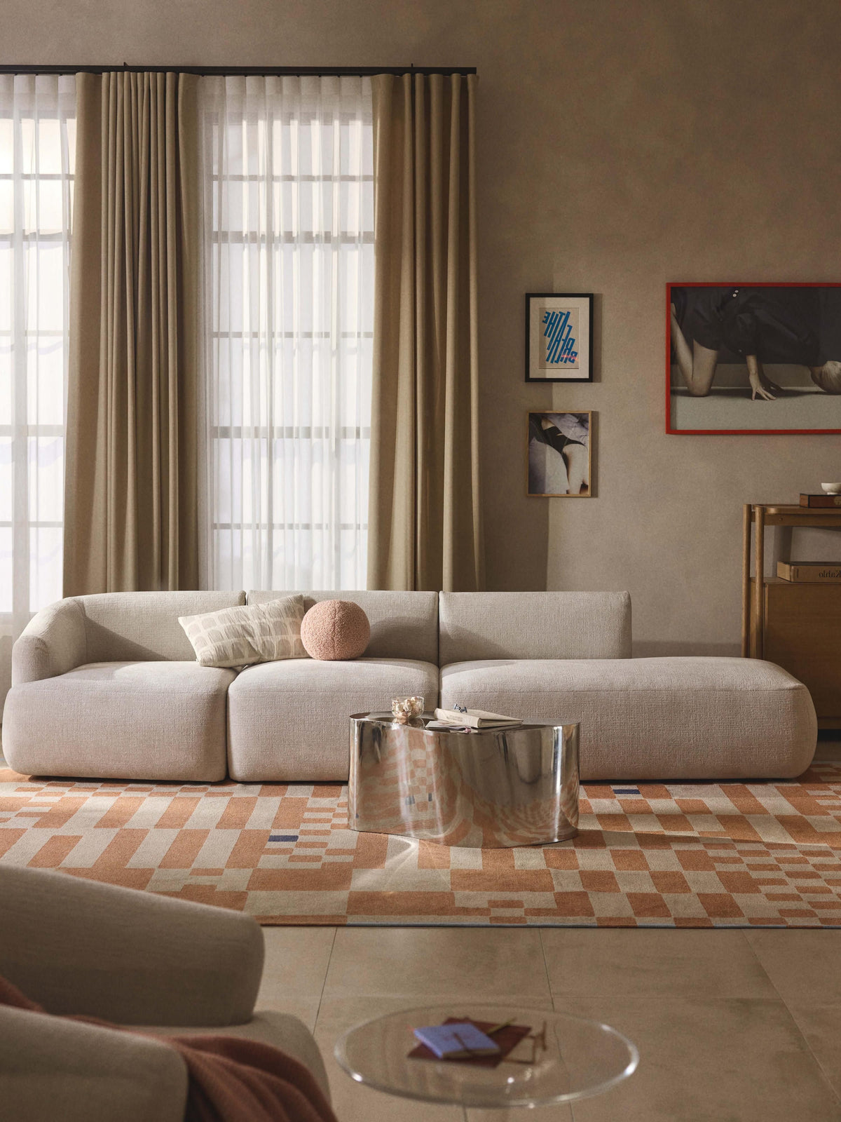 Lux Sofia Modular 2-Seater Chaise