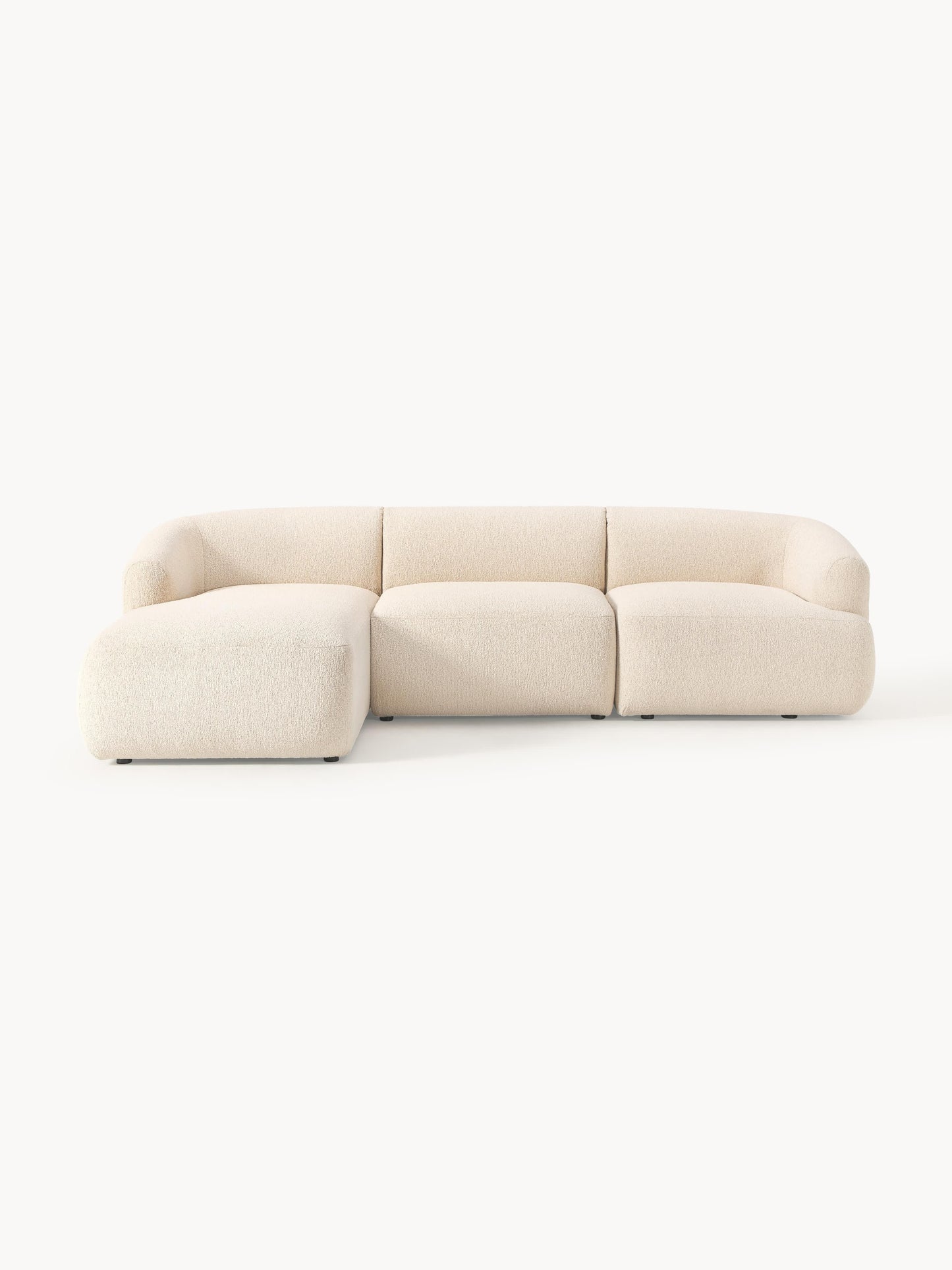 Lux Sofia Modular Bouclé Corner Couch (3-Seater)