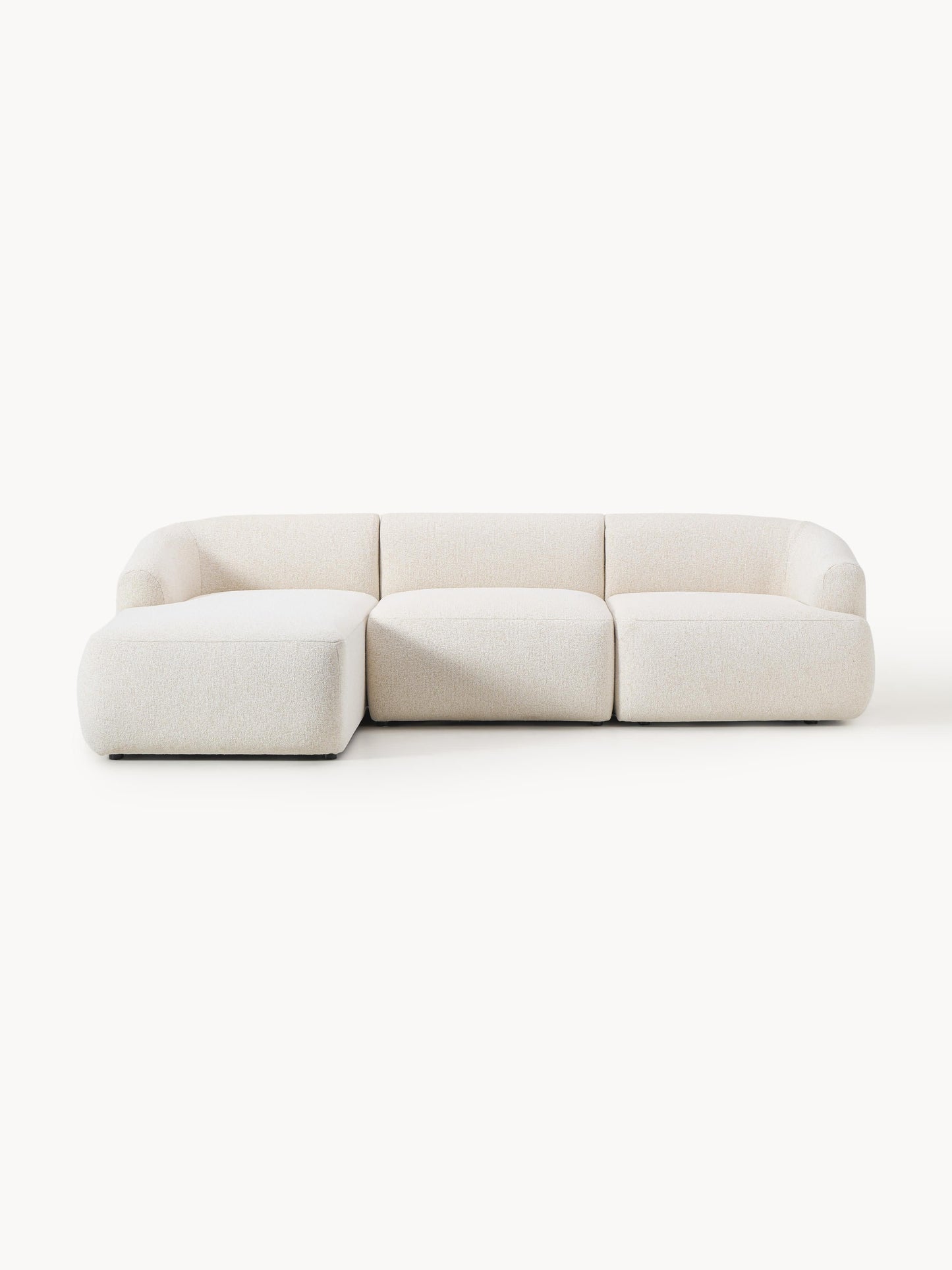 Lux Sofia Modular Bouclé Corner Couch (3-Seater)