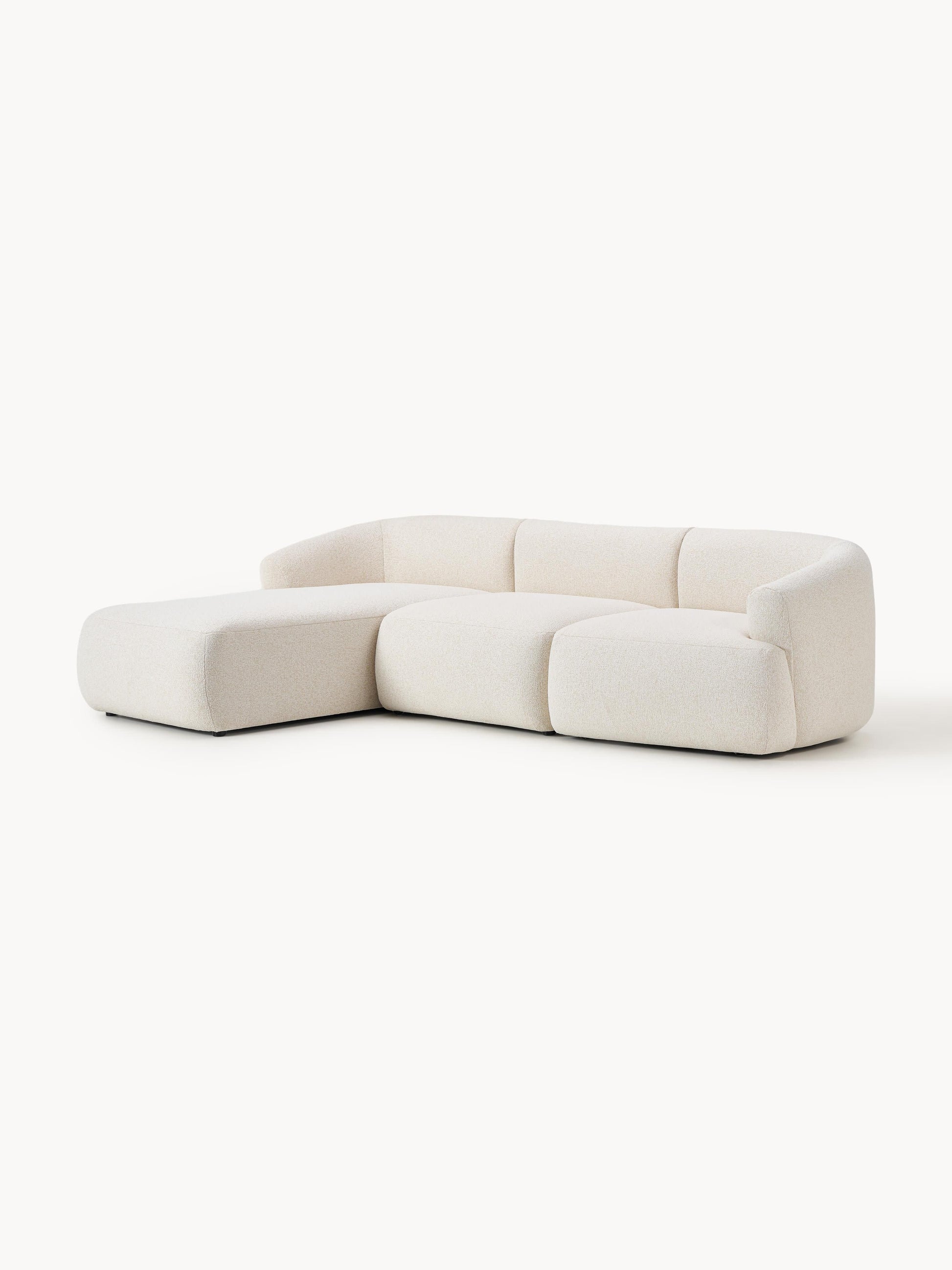 Lux Sofia Modular Bouclé Corner Couch (3-Seater)