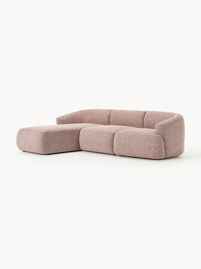 Lux Sofia Modular Bouclé Corner Couch (3-Seater)