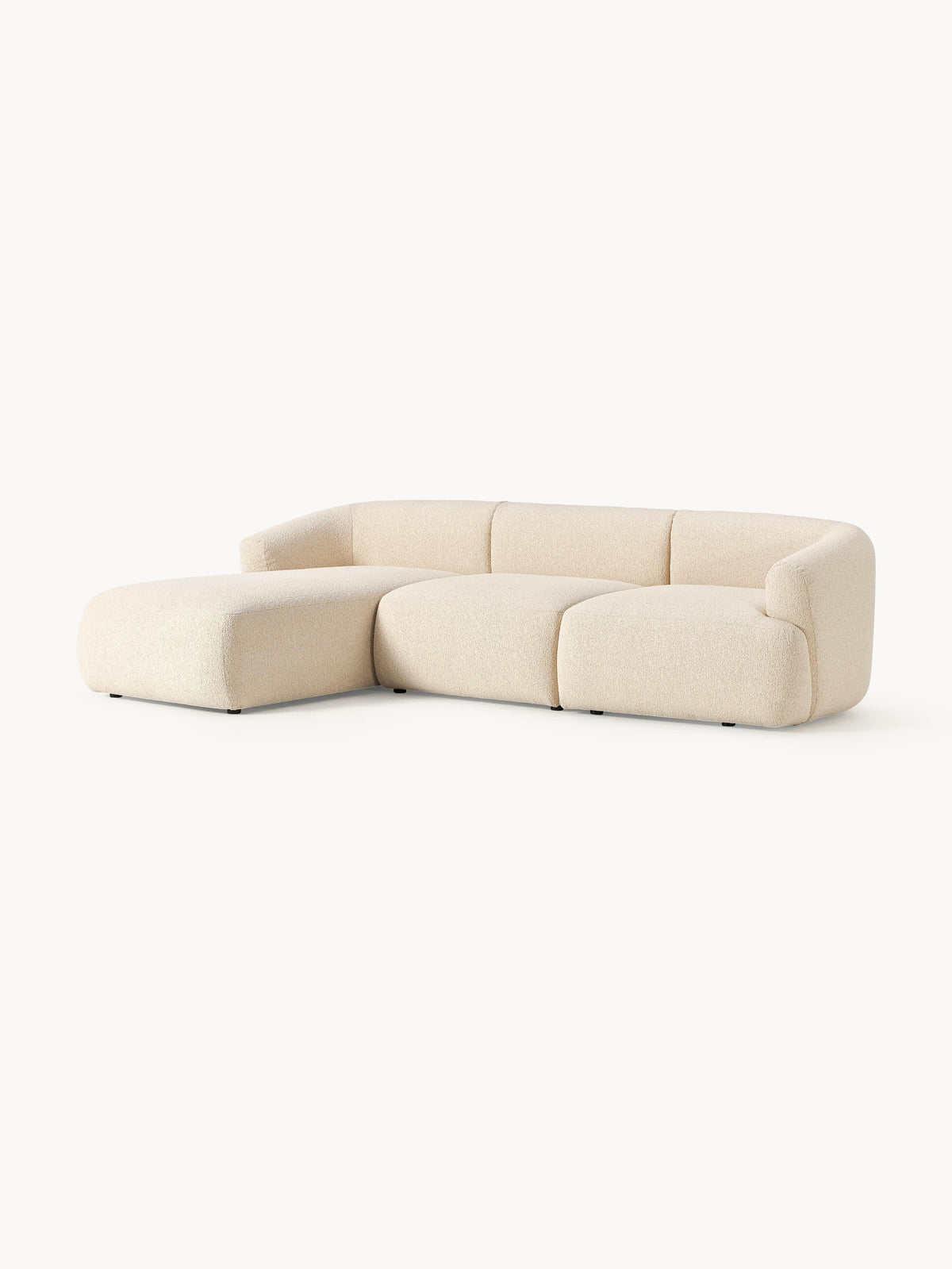 Lux Sofia Modular Bouclé Corner Couch (3-Seater)