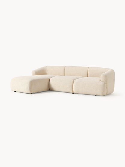 Lux Sofia Modular Bouclé Corner Couch (3-Seater)