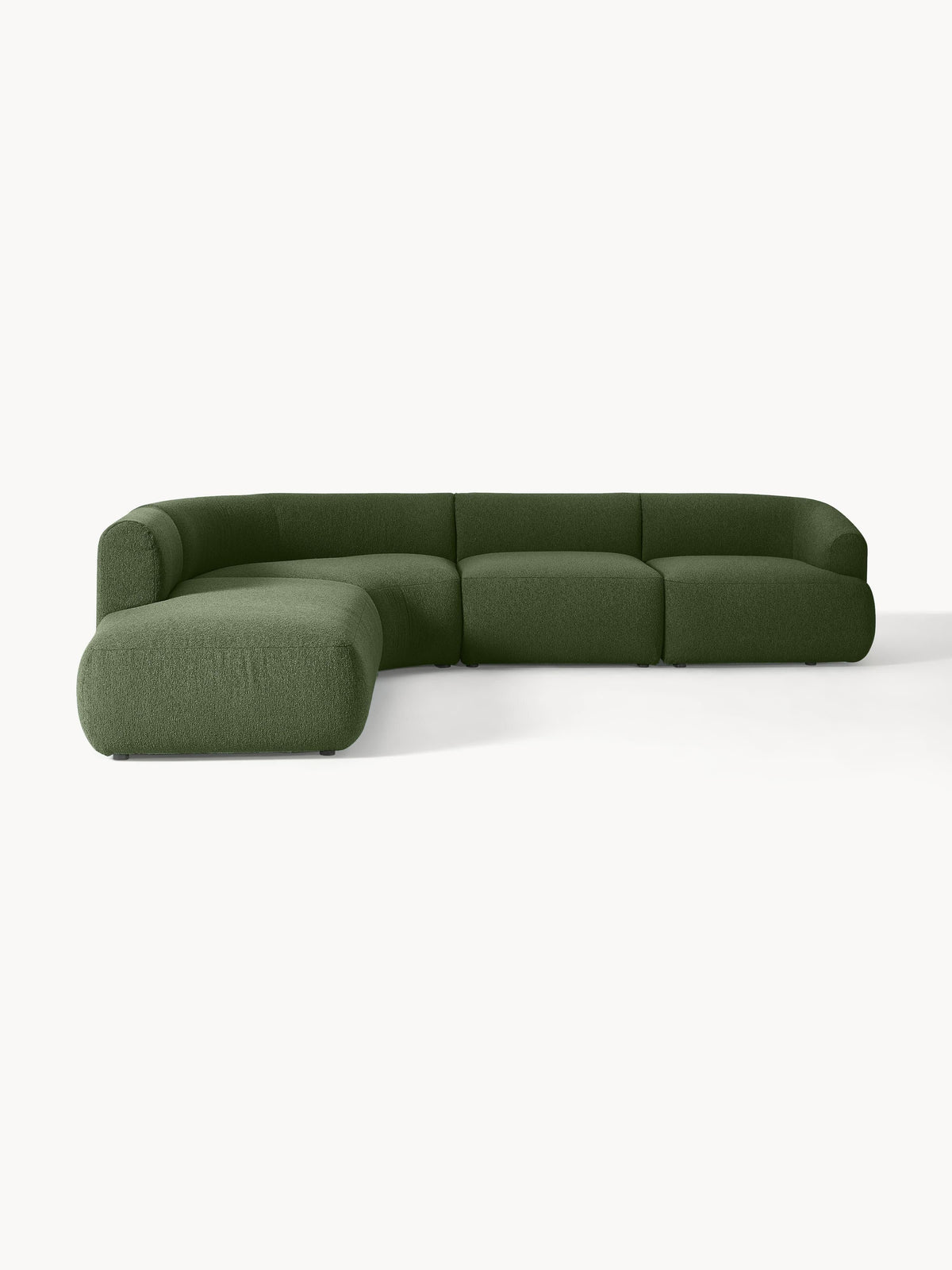 Lux Sofia Modular Bouclé Corner Couch (4-Seater)