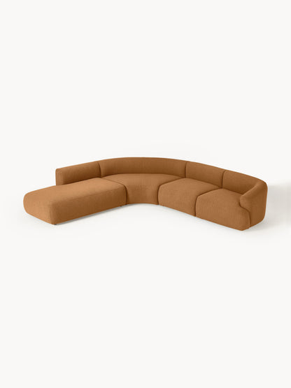 Lux Sofia Modular Bouclé Corner Couch (4-Seater)