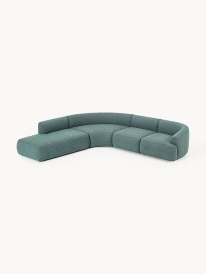 Lux Sofia Modular Bouclé Corner Couch (4-Seater)