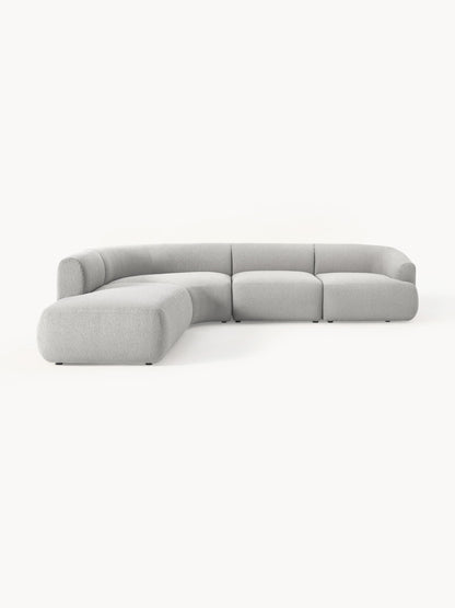Lux Sofia Modular Bouclé Corner Couch (4-Seater)