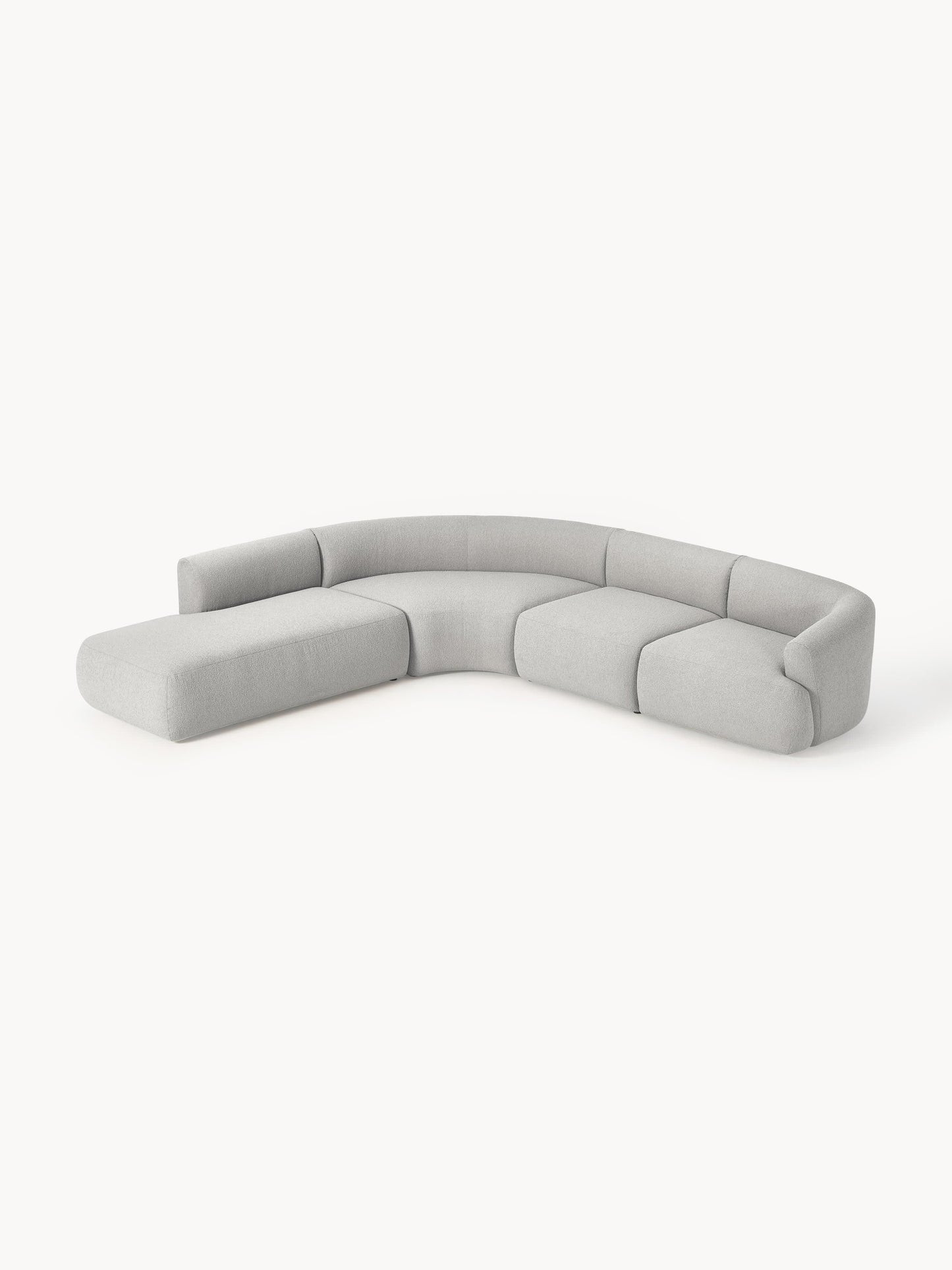 Lux Sofia Modular Bouclé Corner Couch (4-Seater)