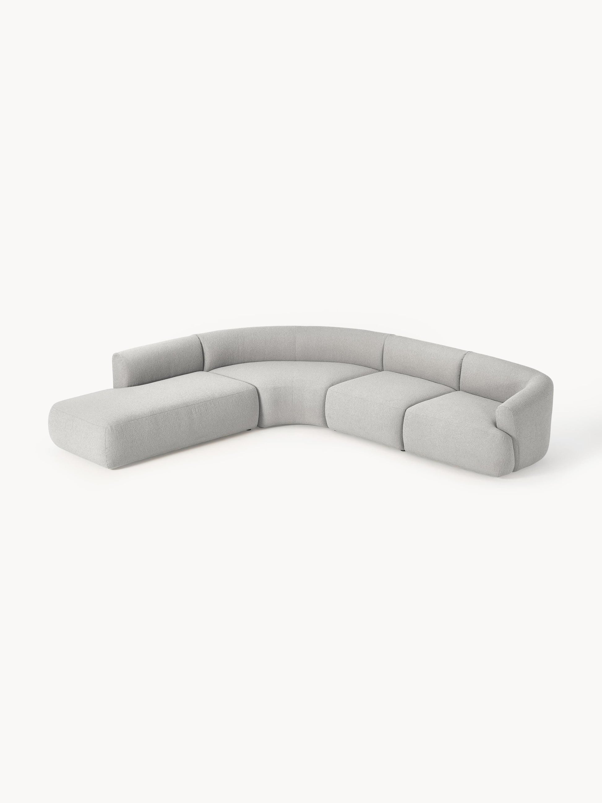 Lux Sofia Modular Bouclé Corner Couch (4-Seater)