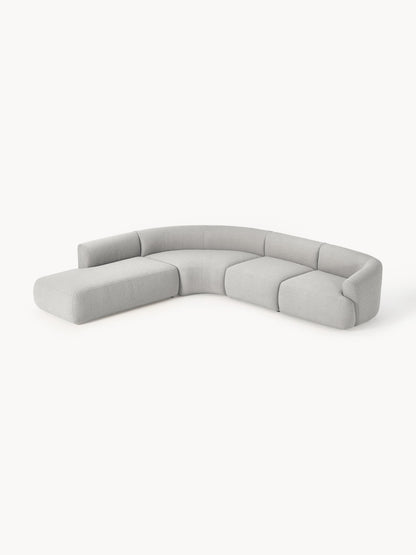 Lux Sofia Modular Bouclé Corner Couch (4-Seater)