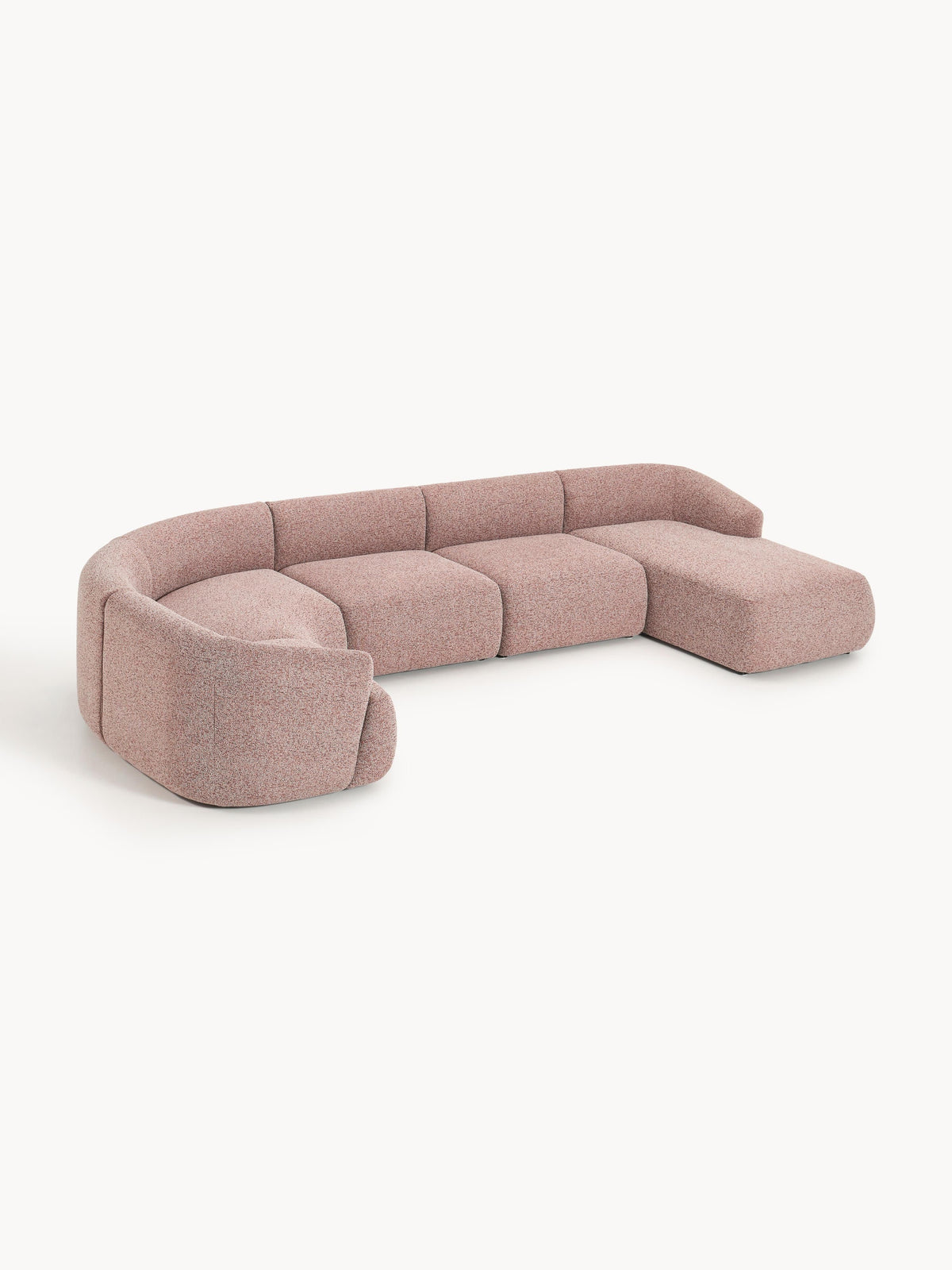 Lux Sofia Modular Bouclé XL Couch
