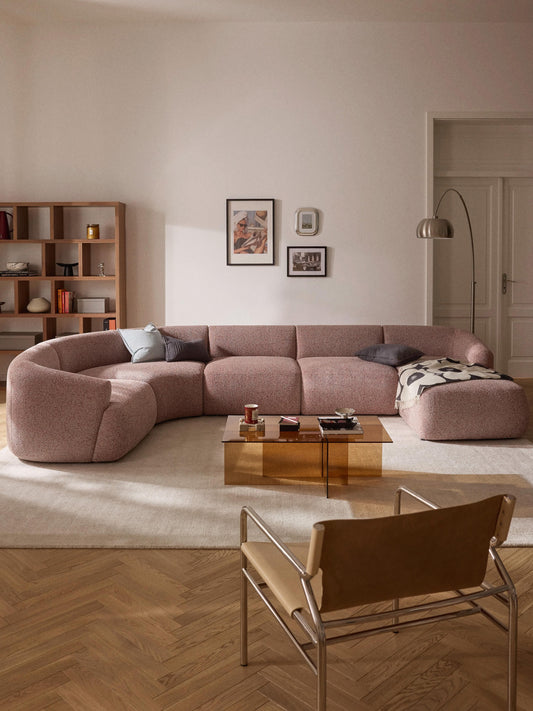 Lux Sofia Modular Bouclé XL Couch