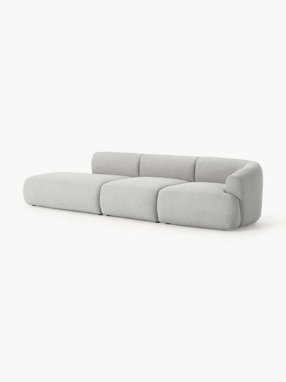 Lux Sofia Modular Chaise Longue in Bouclé (2-Seater)