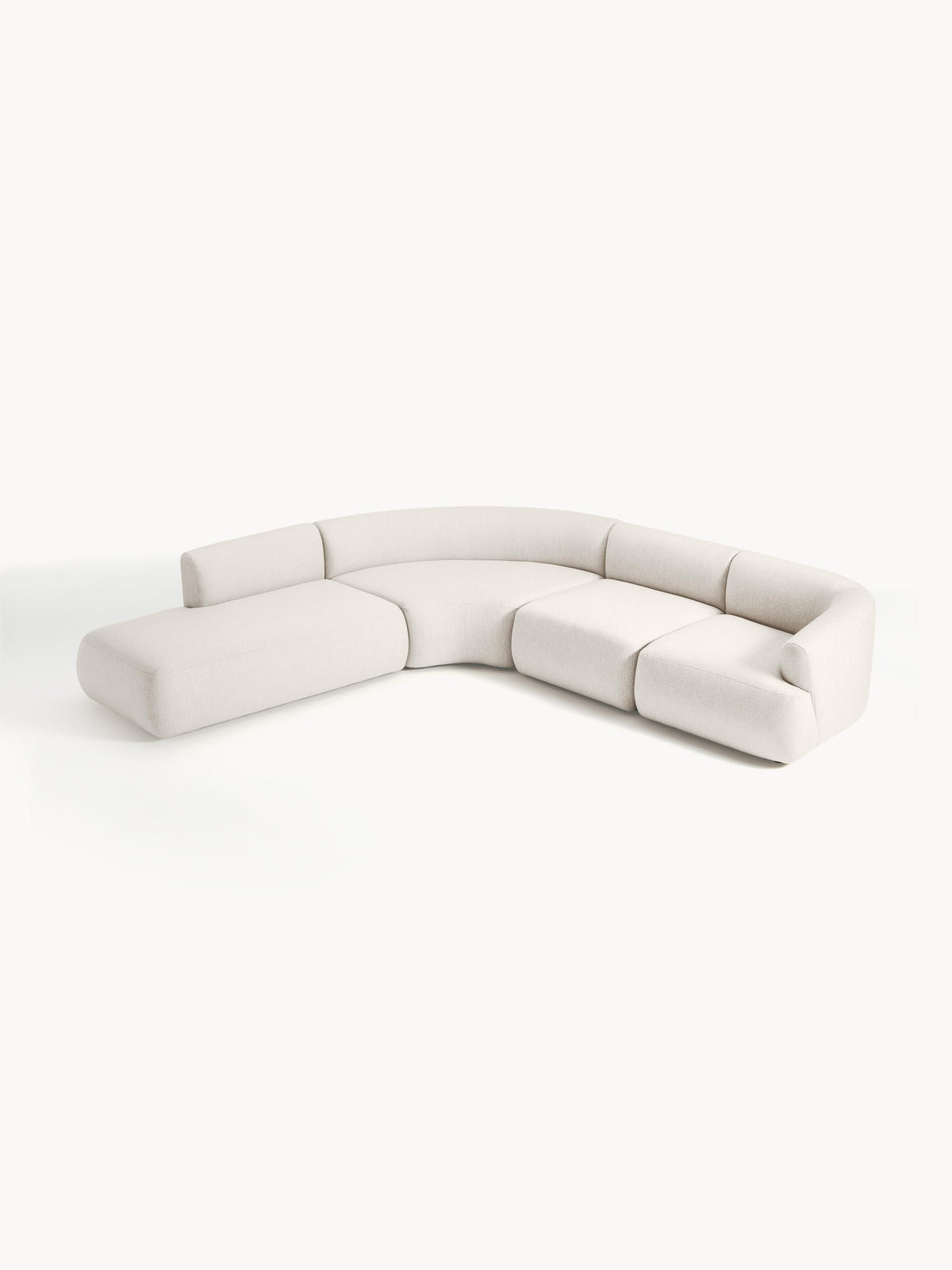 Lux Sofia Modular Corner Couch (4-Seater)