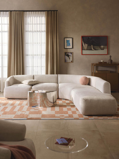 Lux Sofia Modular Corner Couch (4-Seater)