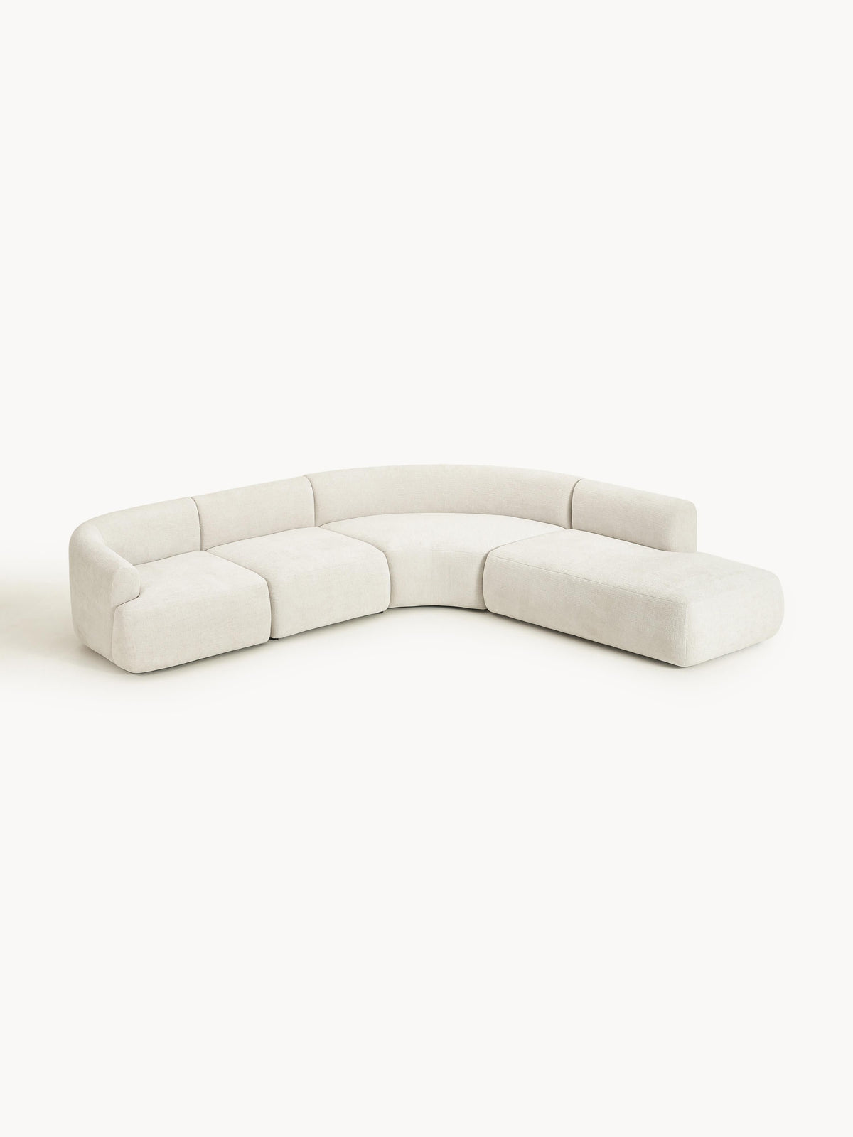 Lux Sofia Modular Corner Couch (4-Seater)