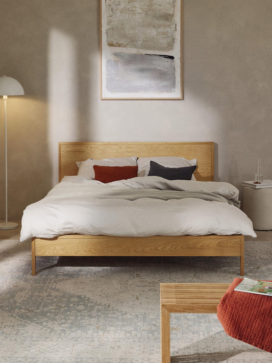 Lux Tammy Timber Bed with Headboard
