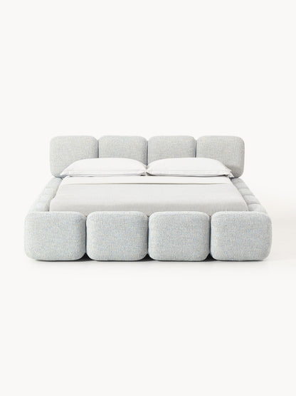 Lux Tayla Bouclé Bed, Upholstered