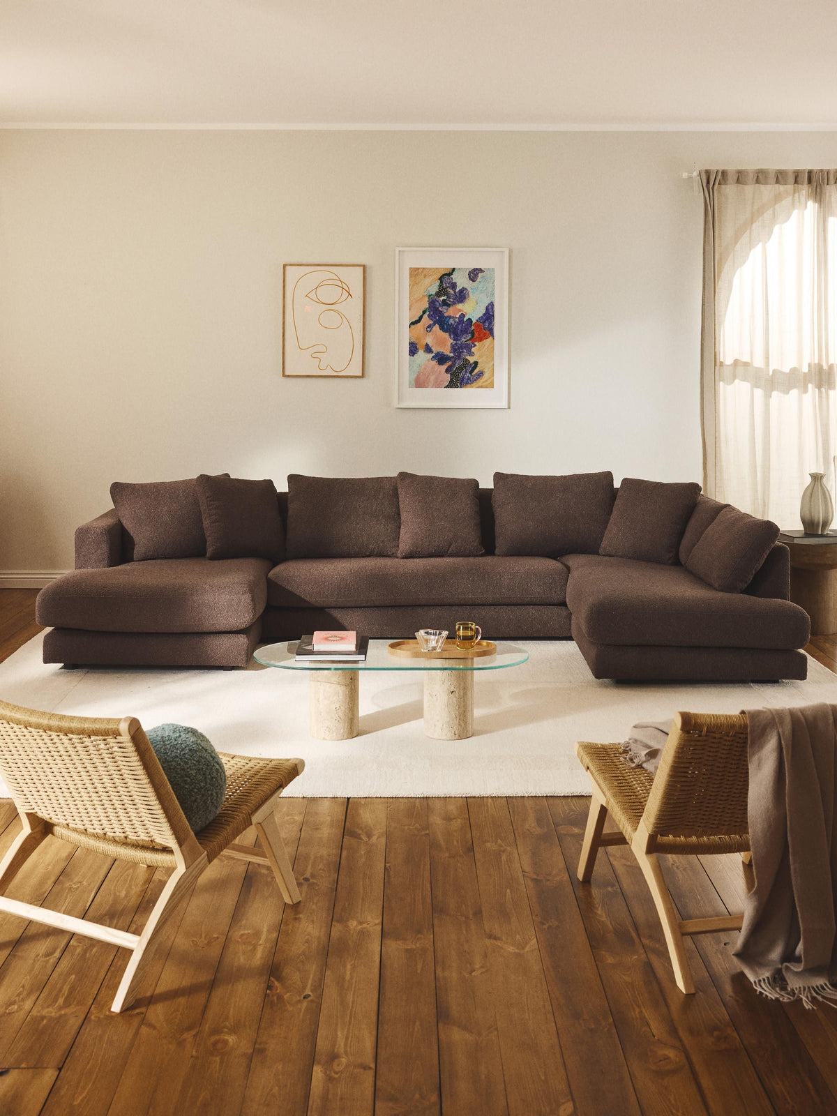 Lux Tribeca XL Bouclé Couch