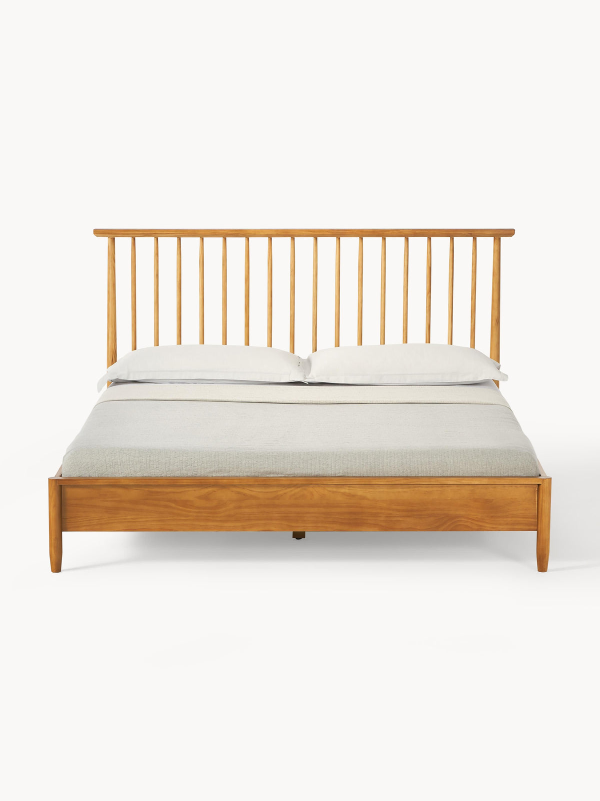 Lux Windsor Timber Bed with Pine Headboard