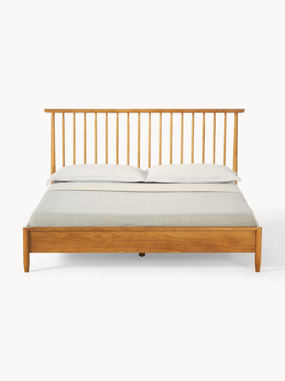 Lux Windsor Timber Bed with Pine Headboard