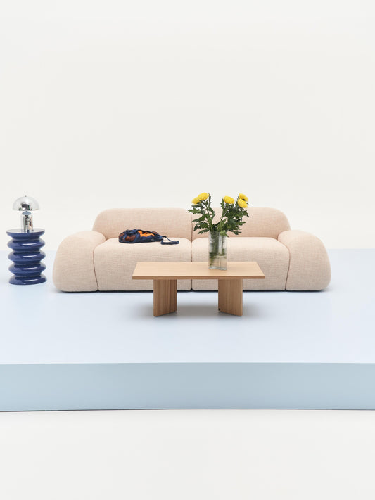 Lux Wolke Bouclé Corner Unit